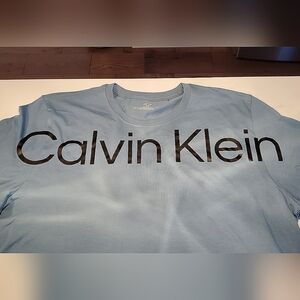 Calvin Klein Men's blue t shirt